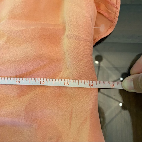 Rebecca Taylor Silk Dress Peach Colored Size 0 - Picture 9 of 13